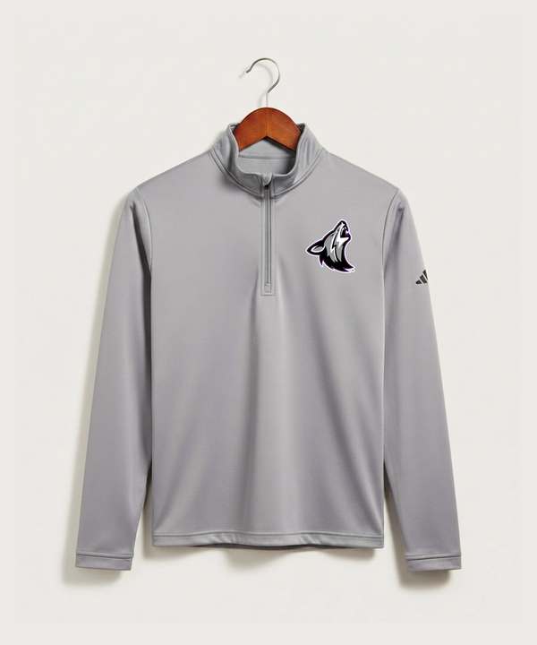 Heron Lake-Okabena High School Football (Boys) - Grey Three Men's Ultimate365 Lightweight Quarter-Zip Pullover