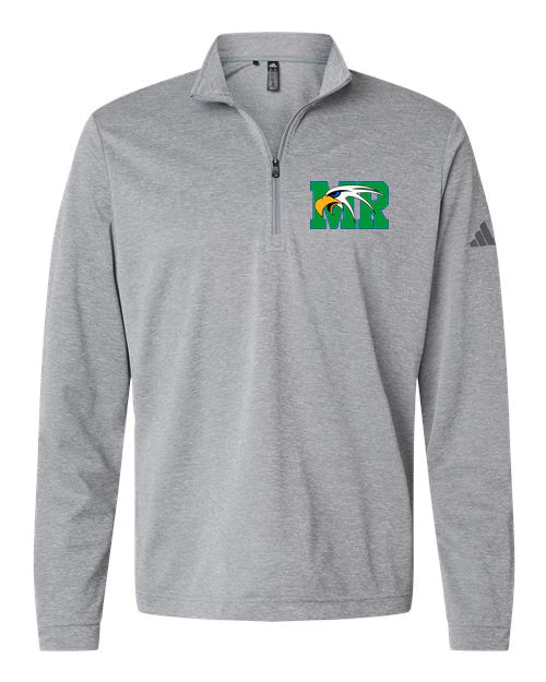 Maple River High School hockey_boys - Grey Three Melange Men's Ultimate365 Lightweight Quarter-Zip Pullover