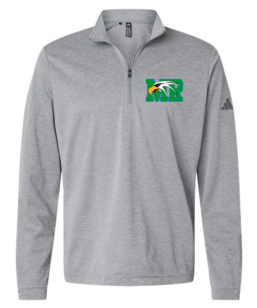 Maple River High School baseball_boys - Grey Three Melange Men's Ultimate365 Lightweight Quarter-Zip Pullover