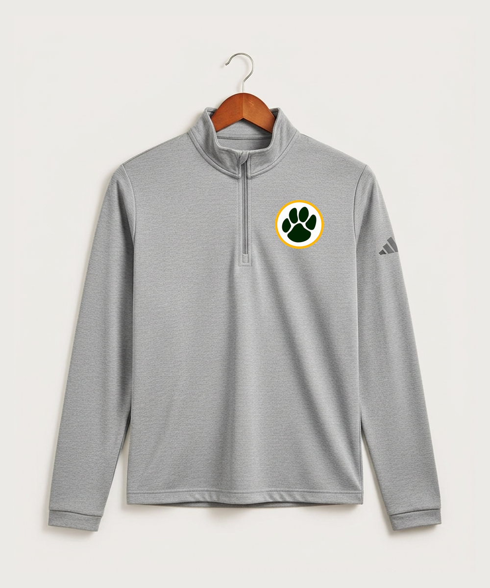 Ashwaubenon High School Football (Boys) - Grey Three Melange Men's Ultimate365 Lightweight Quarter-Zip Pullover
