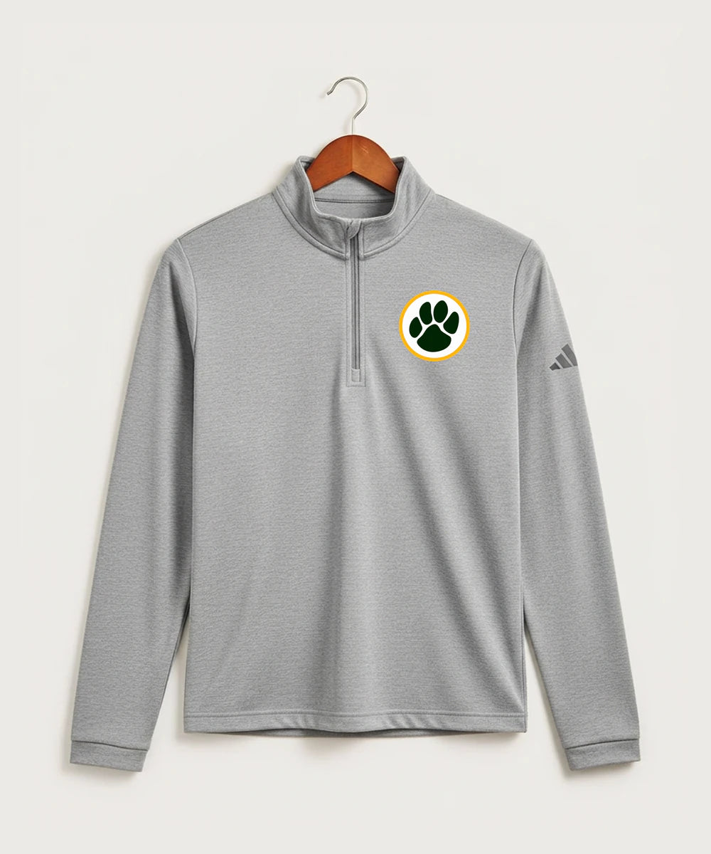 Ashwaubenon High School Football (Boys) - Grey Three Melange Men's Ultimate365 Lightweight Quarter-Zip Pullover