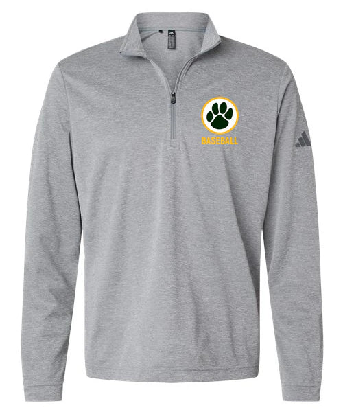 Ashwaubenon High School Baseball (Boys) - Grey Three Melange Men's Ultimate365 Lightweight Quarter-Zip Pullover