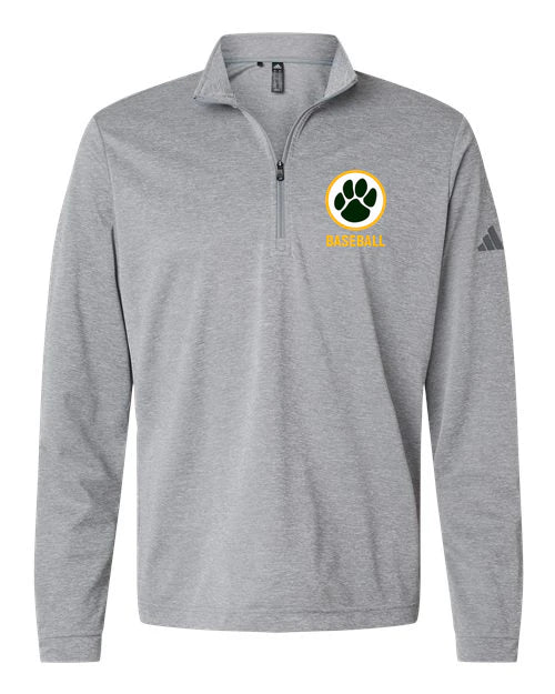 Ashwaubenon High School Baseball (Boys) - Grey Three Melange Men's Ultimate365 Lightweight Quarter-Zip Pullover