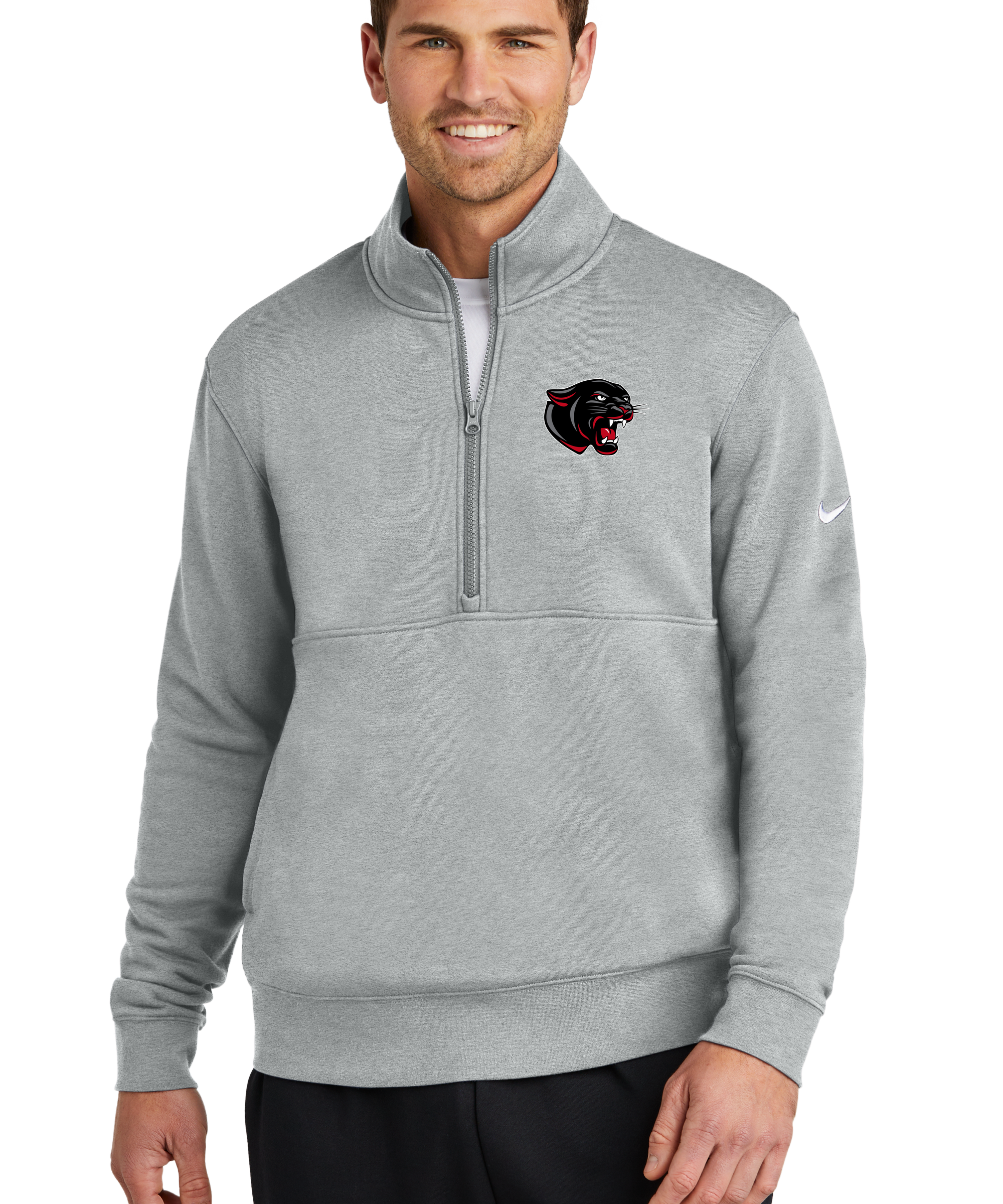 Tracy-Milroy-Balaton Track - Grey 1/2 Zip - Left Chest