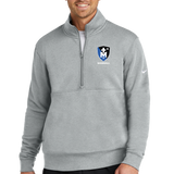 Stella Maris Academy Baseball - Grey 1/2 Zip - Left Chest