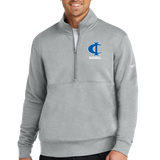 Cambridge Isanti Baseball - Grey 1/2 Zip - Left Chest
