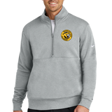 Mankato East Spring - Grey 1/2 Zip - Left Chest