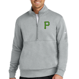 Pipestone Baseball - Grey 1/2 Zip - Left Chest