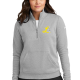 Lamberton LongSox Baseball - Grey 1/2 Zip - Left Chest