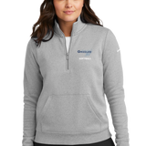 North Woods Softball - Grey 1/2 Zip - Left Chest