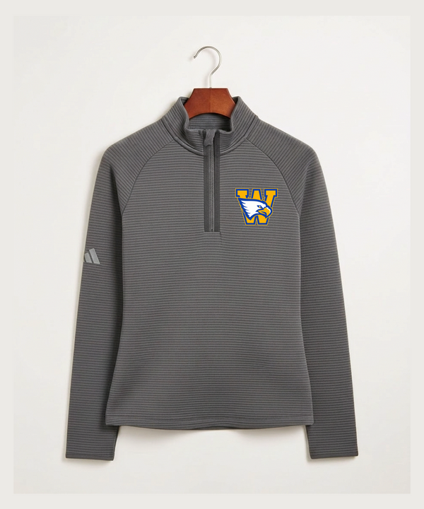 Windom Area High School Volleyball (Girls) - Grey Quarter Zip - Left Chest