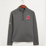 Amboy Football general - Grey Quarter Zip - Left Chest