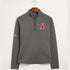 Amboy Football general - Grey Quarter Zip - Left Chest