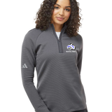 Blue Hill High School - Grey Quarter Zip - Left Chest