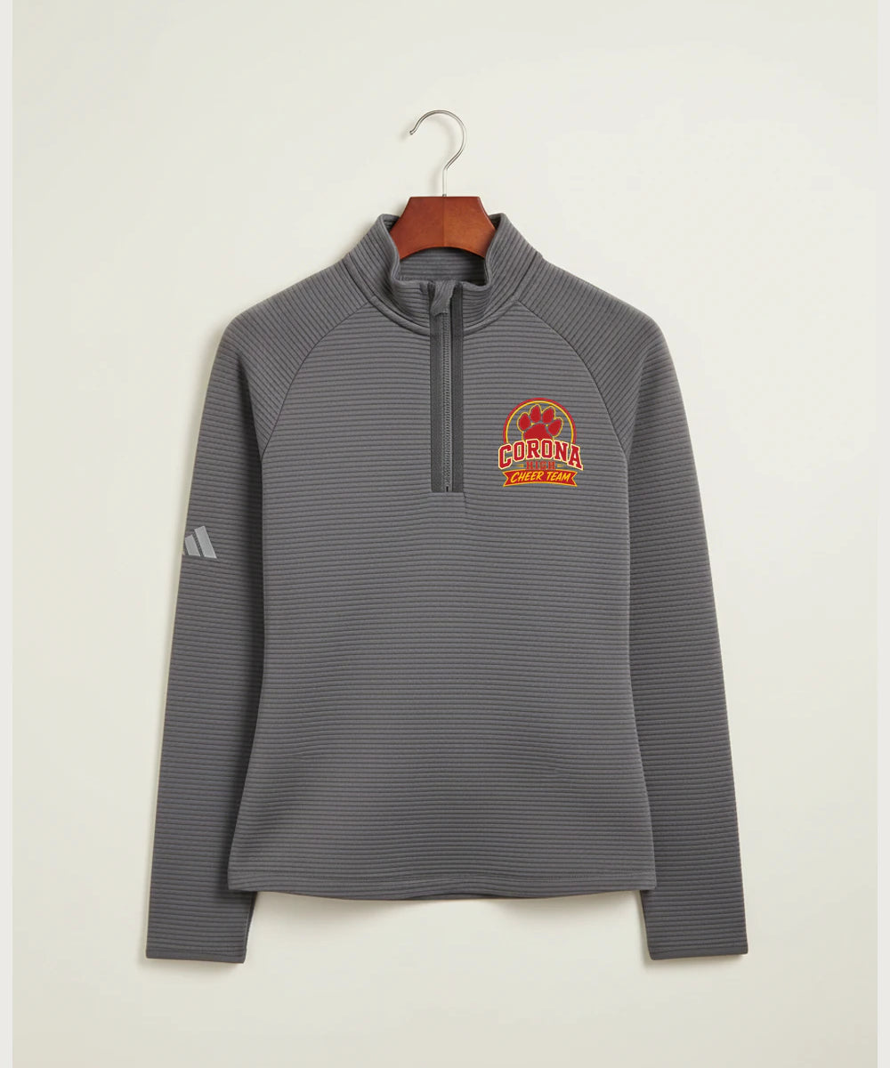 Corona Senior High School Cheer - Grey Quarter Zip - Left Chest