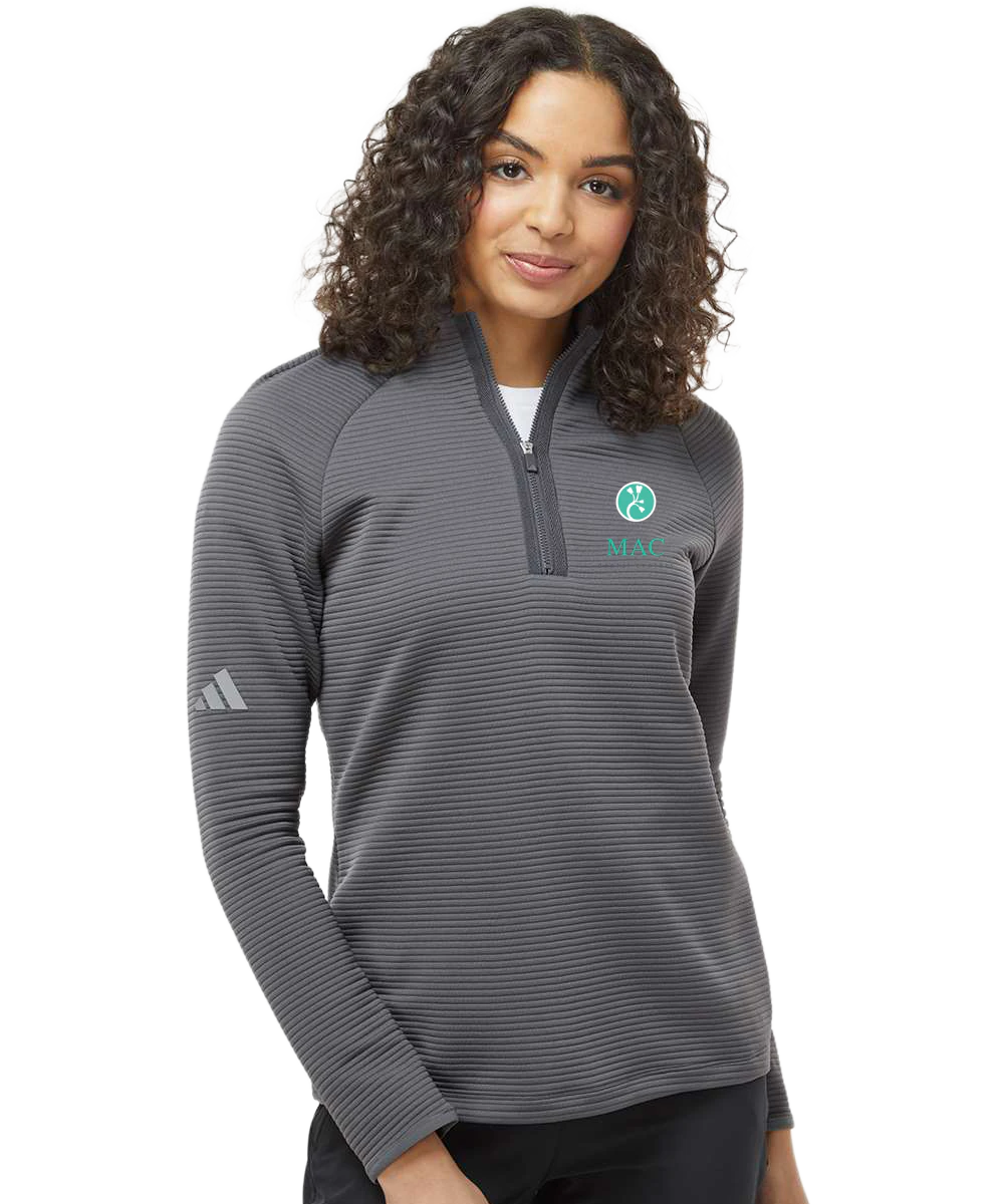 Mac Dental Business - Grey Quarter Zip - Left Chest
