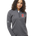 Duluth East Softball - Grey Quarter Zip - Left Chest
