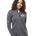 Abingdon Soccer - Grey Quarter Zip - Left Chest