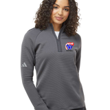 Waupaca High School Football - Grey Quarter Zip - Left Chest