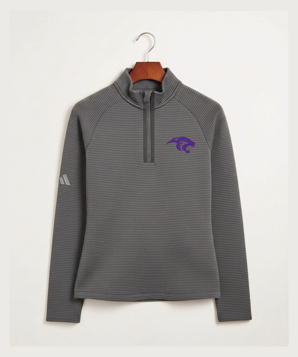Glencoe Silver Lake High School Athletics - Grey Quarter Zip - Left Chest