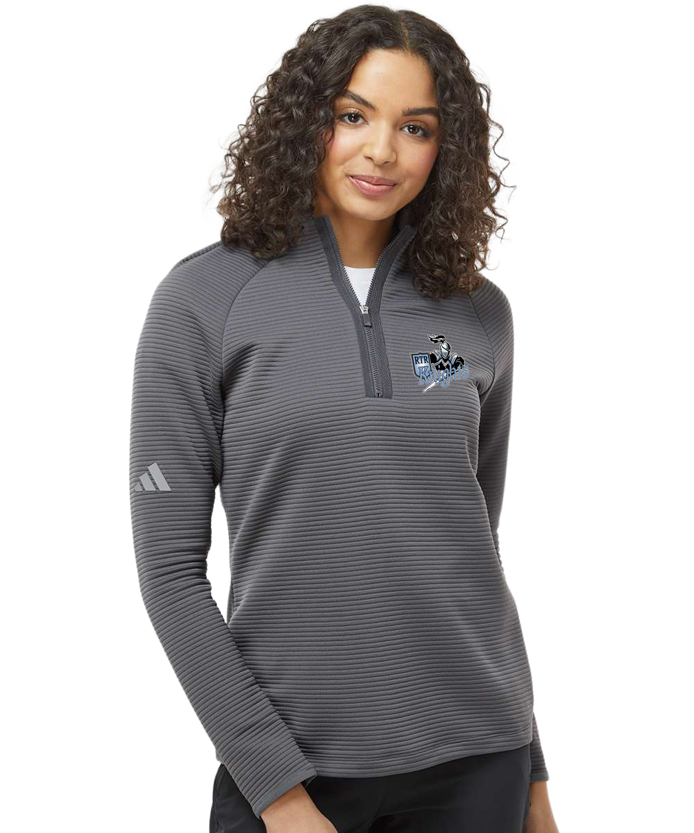 Russell-Tyler-Ruthton Football - Grey Quarter Zip - Left Chest