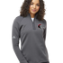 Worthington Baseball - Grey Quarter Zip - Left Chest
