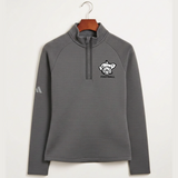 Polo HS Football general - Grey Quarter Zip - Left Chest