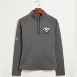 Polo HS Football general - Grey Quarter Zip - Left Chest