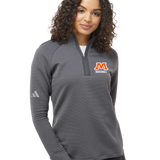 Moorhead Baseball - Grey Quarter Zip - Left Chest