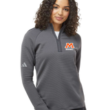 Moorhead Baseball - Grey Quarter Zip - Left Chest