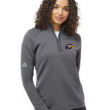 Montevideo Baseball - Grey Quarter Zip - Left Chest