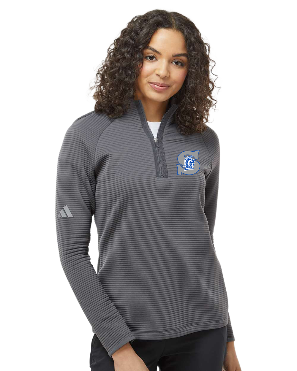 Southwest Football - Grey Quarter Zip - Left Chest