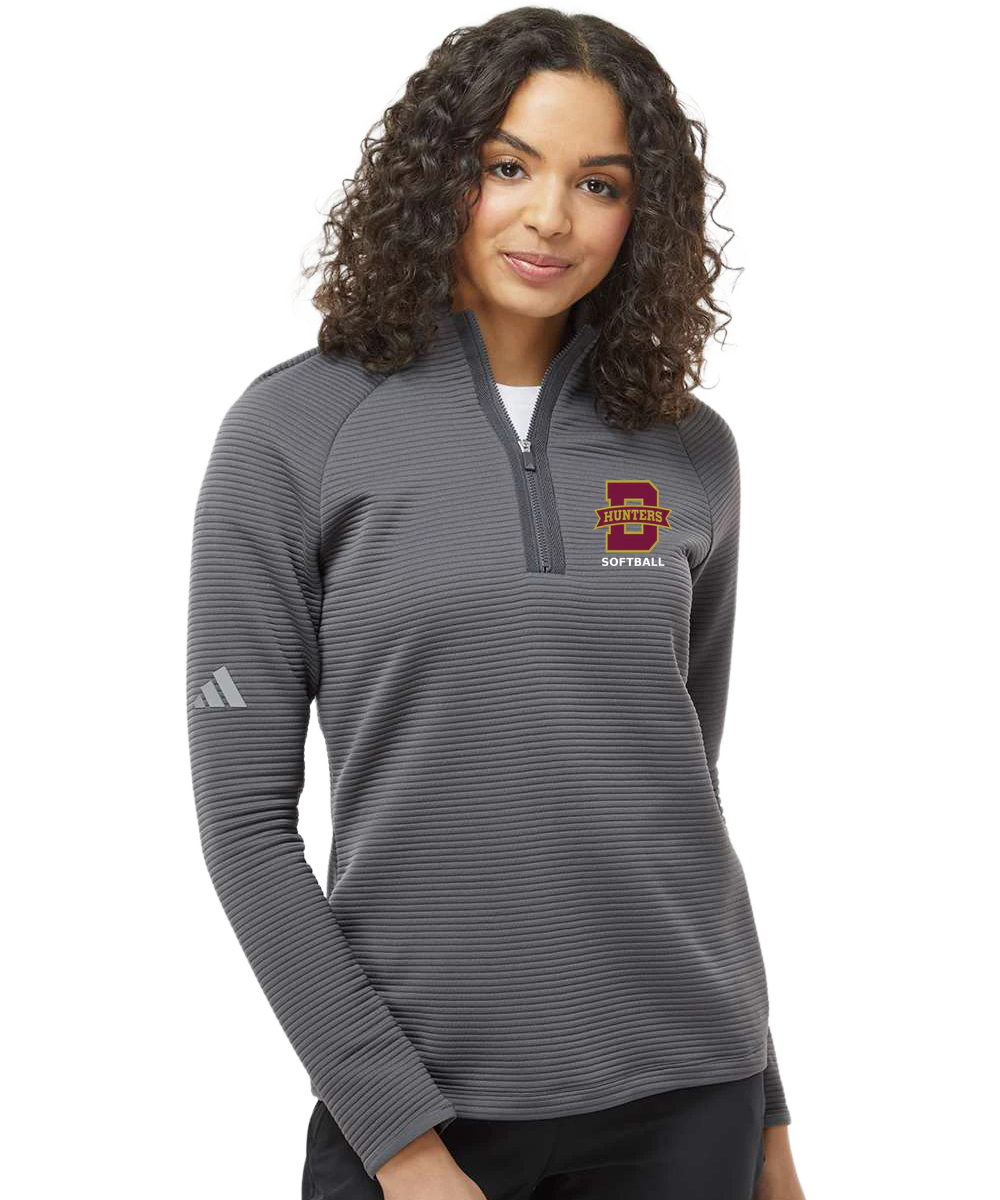 Denfeld Softball - Grey Quarter Zip - Left Chest