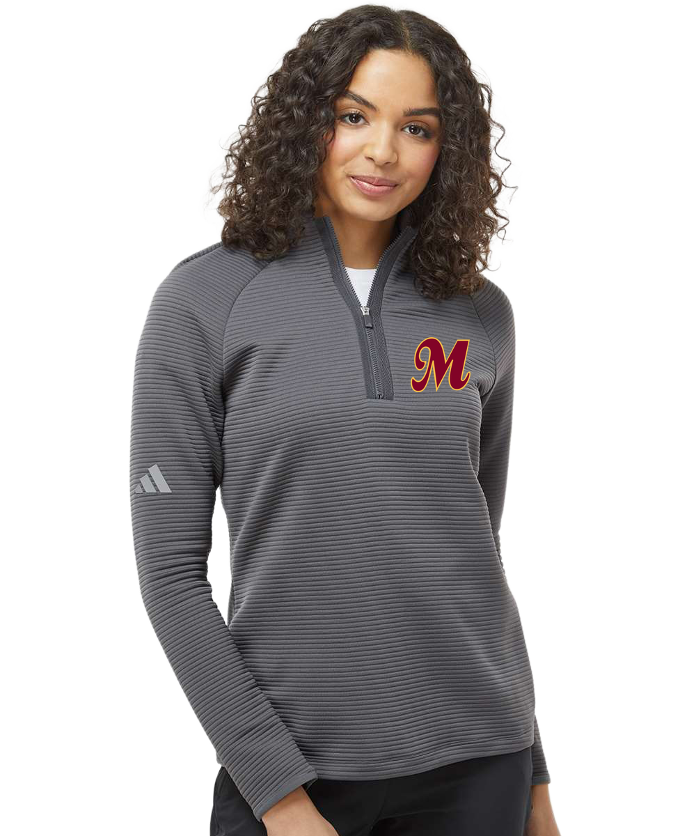 Mankato Area Youth Baseball Association - Grey Quarter Zip - Left Chest