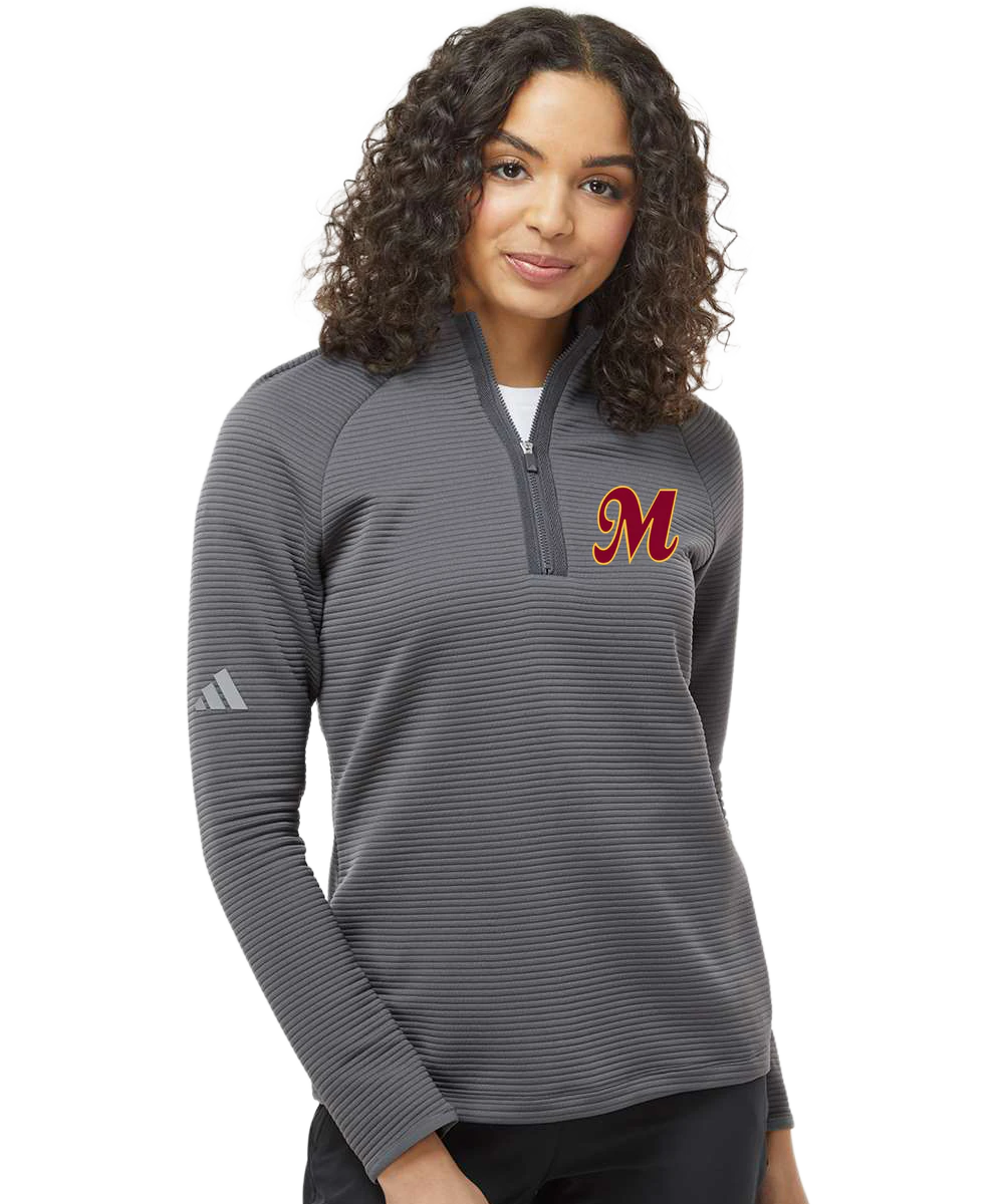Mankato Area Youth Baseball Association - Grey Quarter Zip - Left Chest