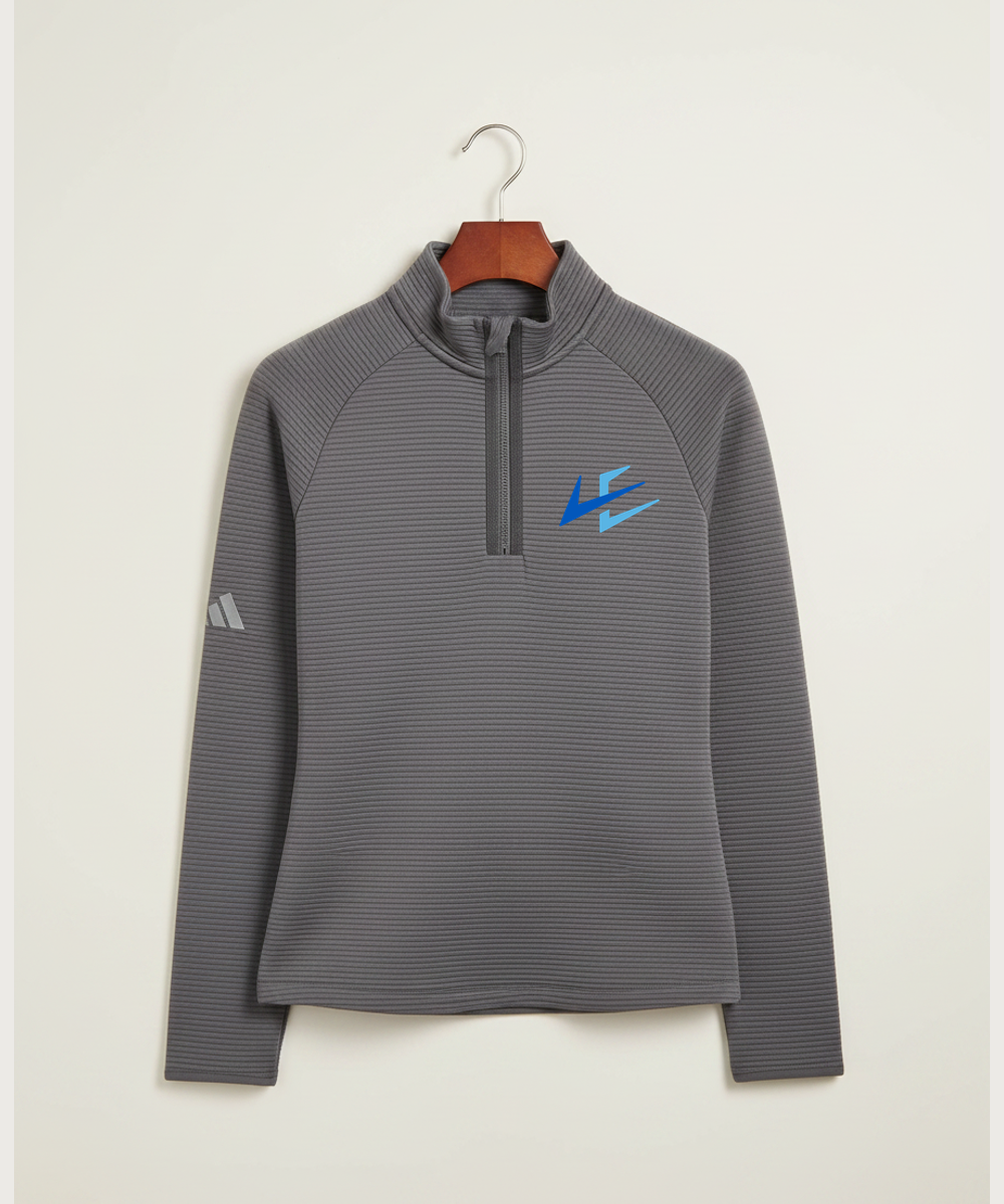 Notre Dame High School Team Store - Grey Quarter Zip - Left Chest