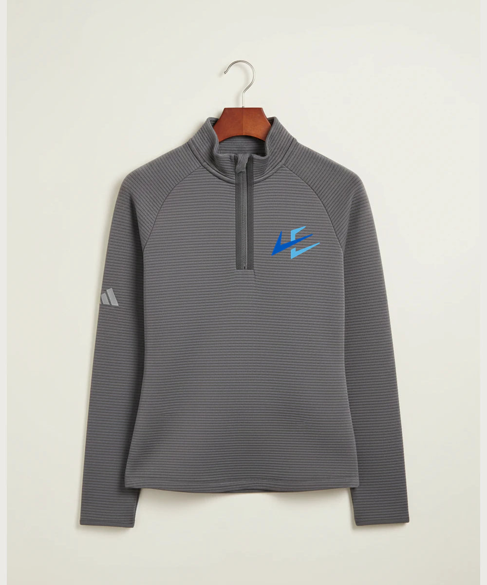 Notre Dame High School Team Store - Grey Quarter Zip - Left Chest