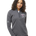 Wisconsin Lutheran Baseball - Grey Quarter Zip - Left Chest