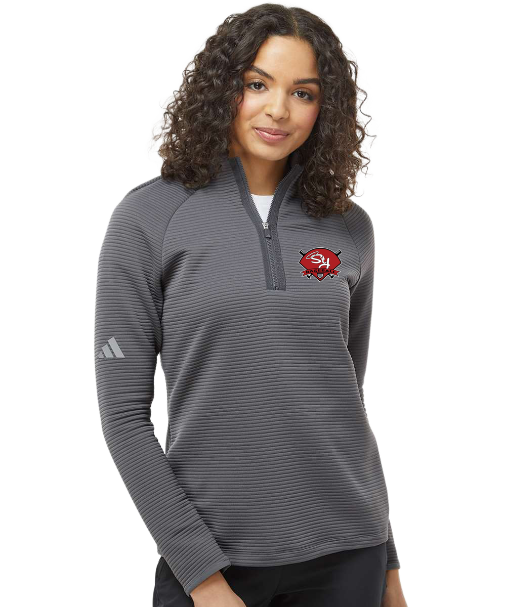 St. James Baseball - Grey Quarter Zip - Left Chest
