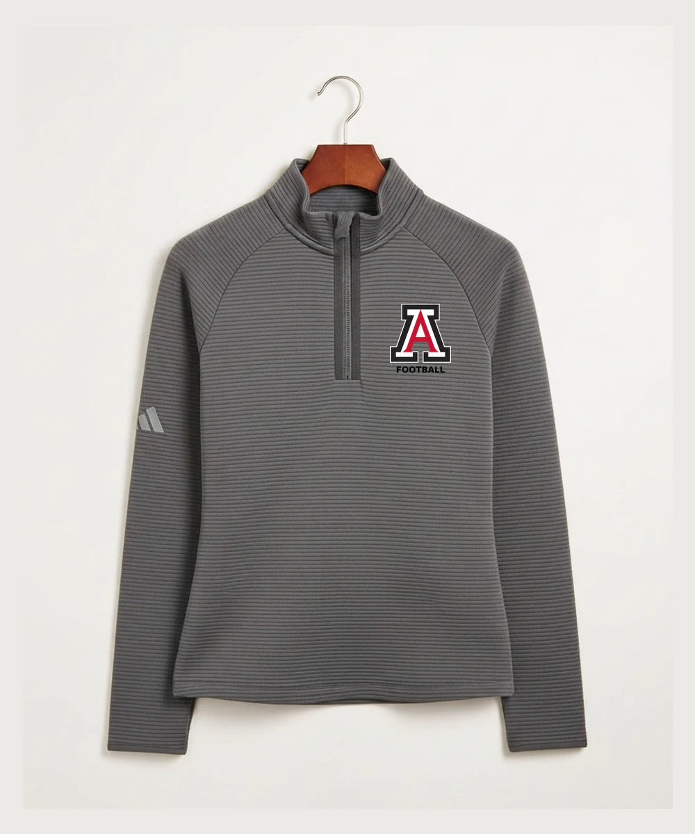 Amboy Football general - Grey Quarter Zip - Left Chest