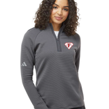 Fairmont Baseball - Grey Quarter Zip - Left Chest