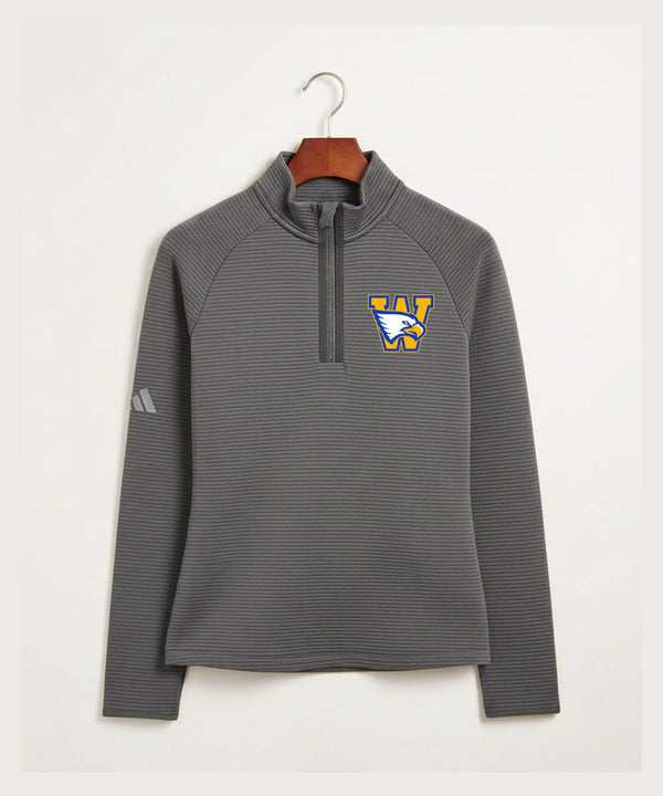 Windom Area High School Volleyball (Girls) - Grey Quarter Zip - Left Chest