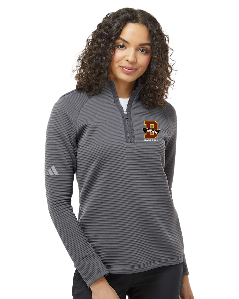 Barnum Baseball - Grey Quarter Zip - Left Chest
