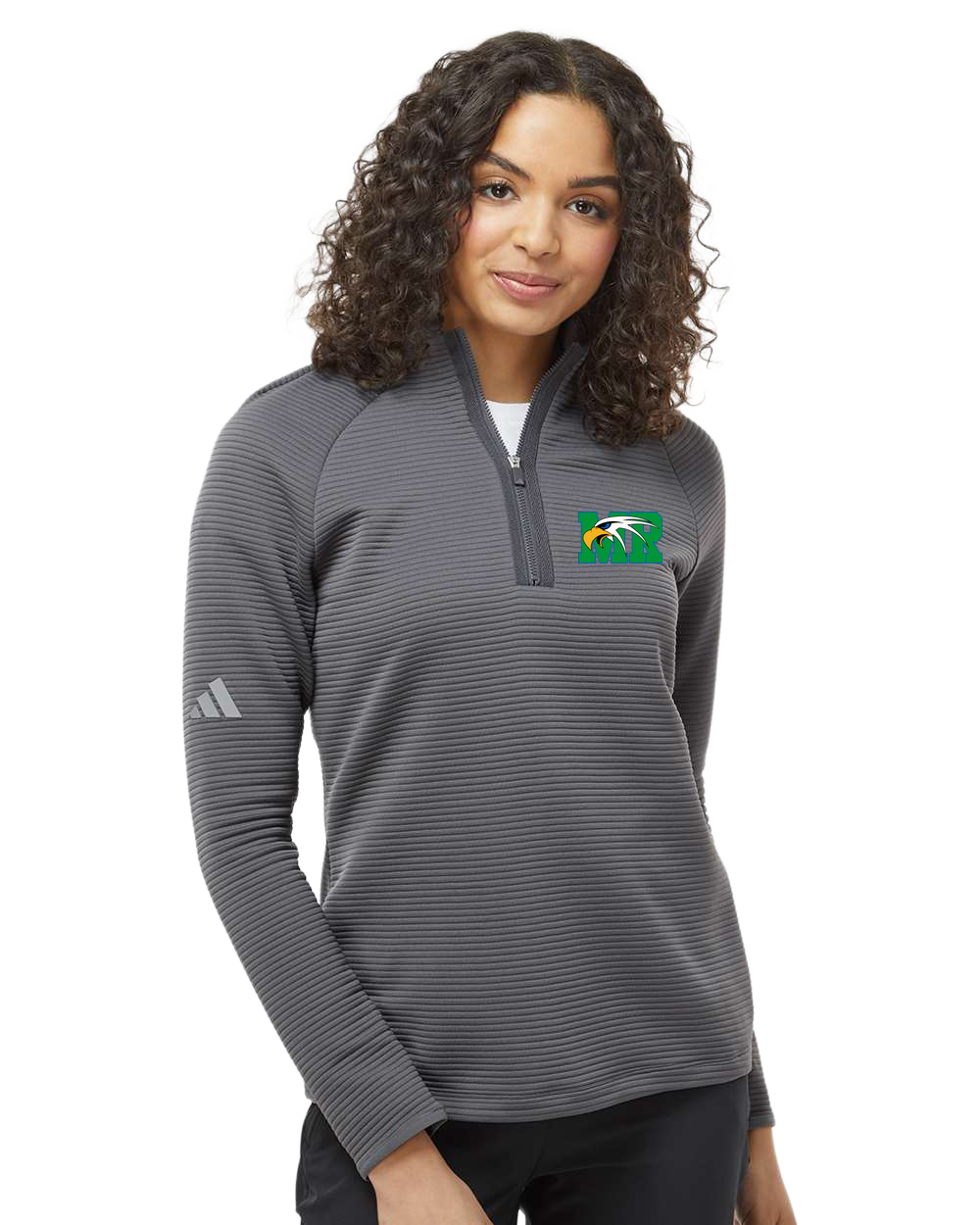 Maple River - Grey Quarter Zip - Left Chest