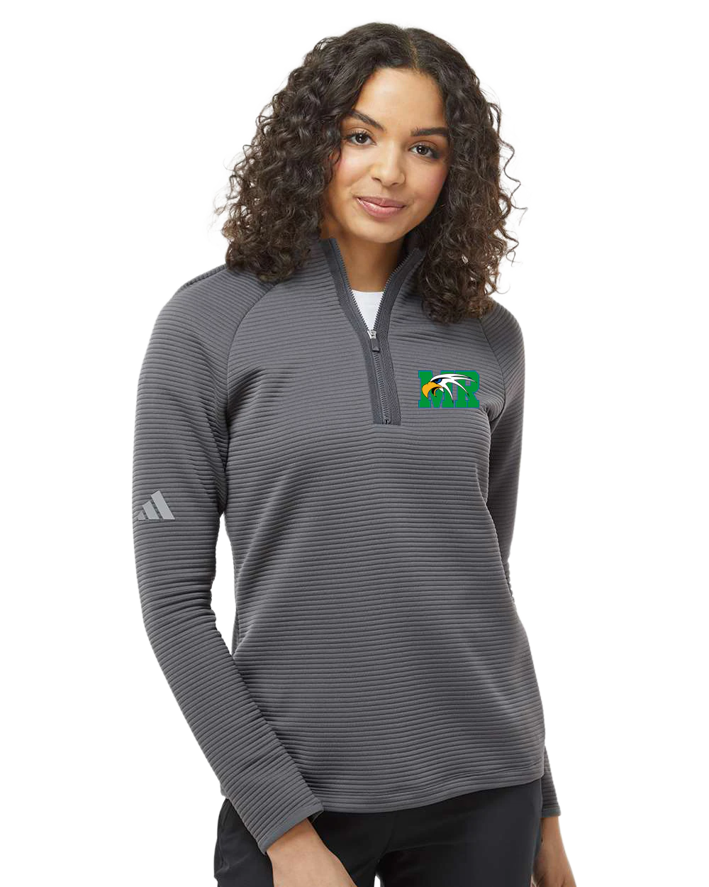 Maple River - Grey Quarter Zip - Left Chest