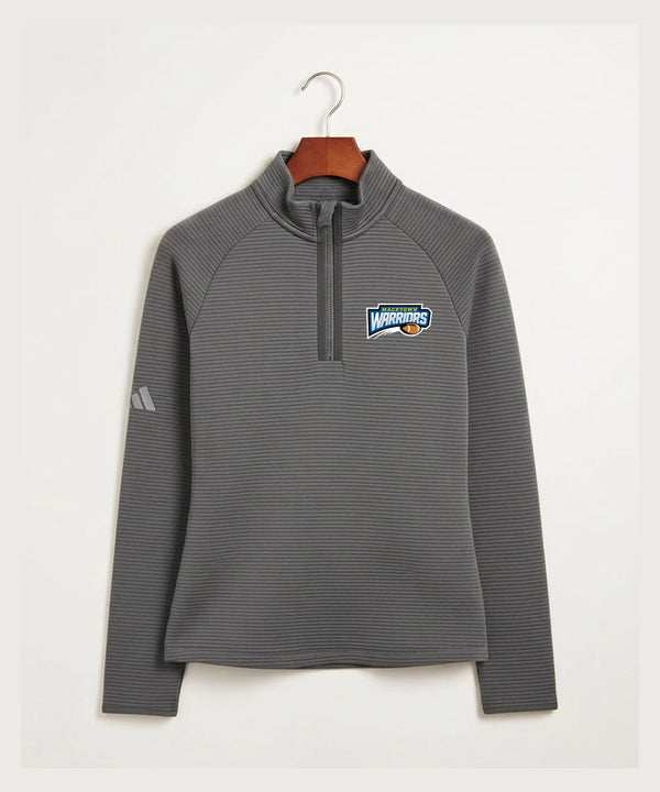 Macktown Warriors Football (Boys) - Grey Quarter Zip - Left Chest