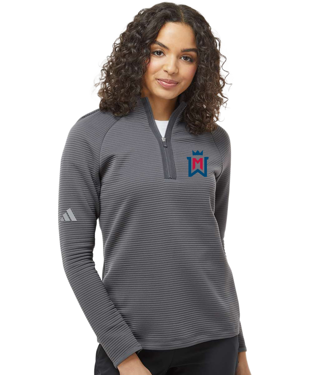 Watertown-Mayer Football - Grey Quarter Zip - Left Chest