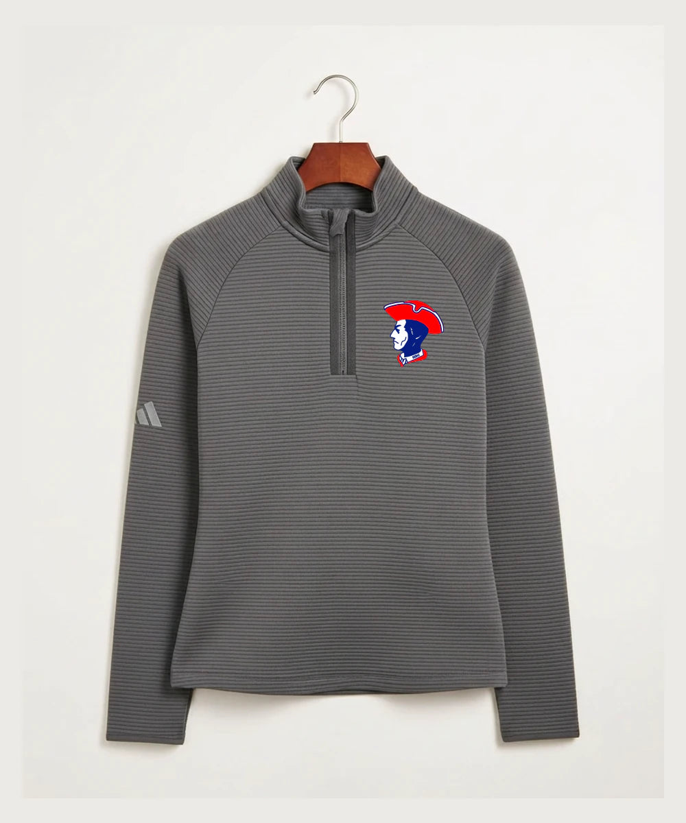 Hills-Beaver Creek High School Volleyball (Girls) - Grey Quarter Zip - Left Chest