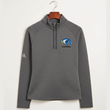 Riverside High School Football general - Grey Quarter Zip - Left Chest