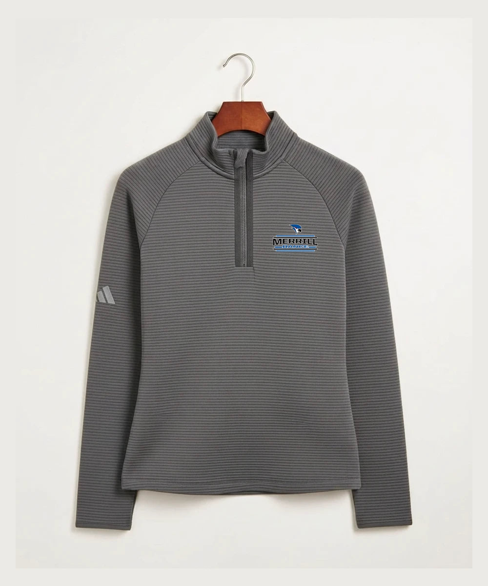 Merrill Dance and Cheer - Grey Quarter Zip - Left Chest
